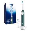 imageOralB iO Series 2 Rechargeable Electric Powered Toothbrush Starter Kit Pure White with 2 Brush Heads  Automatic Pressure Sensor to Protect Gums  3 Modes  2 Min TimerForest Green