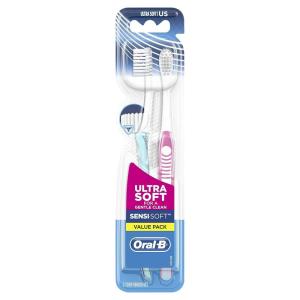 imageOralB Advanced Sensitive Toothbrushes Extra Soft 2 Count2 Count Pack of 1