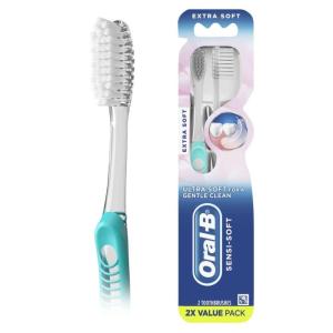 imageOralB Advanced Sensitive Toothbrushes Extra Soft 2 Count2 Count Pack of 6