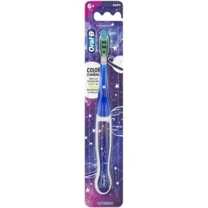 imageOralB Cross Action Kids Toothbrush Soft Bristles Ages 6 1 Count1 Count Pack of 1