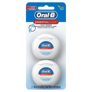 imageOralB EssentialFloss Cavity Defense Dental Floss 50 M 2 Pack1 Foot Pack of 1