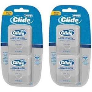 imageOralB Glide Deep Clean Cool Mint Dental Floss Value 2 Pack 40m Each2 Count Pack of 2