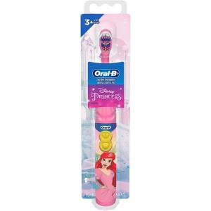 imageOralB Kids Battery Toothbrush Featuring Disneys Little Mermaid Soft Bristles for Kids 3Pink