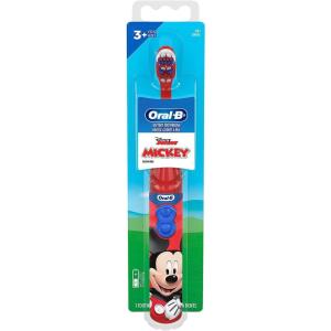 imageOralB Kids Battery Toothbrush Featuring Disneys Little Mermaid Soft Bristles for Kids 3Red