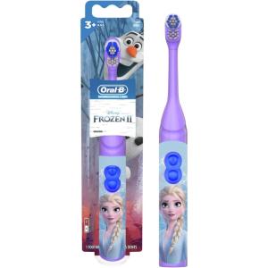 imageOralB Kids Battery Toothbrush Featuring Marvels Spiderman Soft Bristles for Kids 3Multi