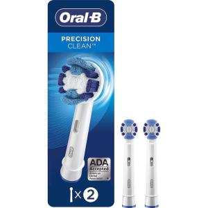 imageOralB Precision Clean Replacement Brush Heads for an OralB Electric Toothbrush Pack of 2Toothbrush Refills 2ct