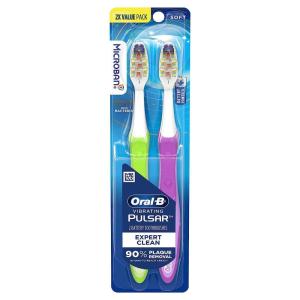 imageOralB ProHealth Pulsar Battery Toothbrush Soft Blue  2 Count Pack of 1