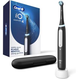 imageOralB iO Series 4 Electric Toothbrush with 1 Brush Head Rechargeable ICY BlueBlack