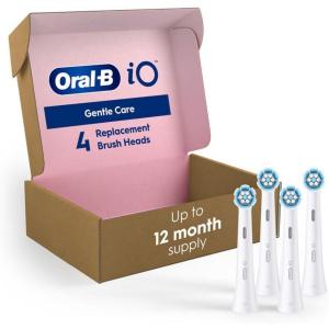 imageOralB iO Series Gentle Care Electric Toothbrush Replacement Brush Heads for an OralB Electric Toothbrush 2 count WhiteWhite