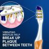imageOralB Pulsar ProHealth Expert Clean Battery electric toothbrush 2 count MEDIUM toothbrush pack removes plaque travel essentials tooth brushOrange