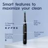 imageOralB iO Deep Clean  Whiten Rechargeable Electric Toothbrush with Visible Pressure Sensor 2 Minute Timer 5 Cleaning Settings 1 iO5 Limited 3 Toothbrush Heads Travel Case ampamp Refill Holder WhiteWhite