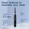 imageOralB iO Deep Clean  Whiten Rechargeable Electric Toothbrush with Visible Pressure Sensor 2 Minute Timer 5 Cleaning Settings 1 iO5 Limited 3 Toothbrush Heads Travel Case ampamp Refill Holder WhiteBlack