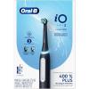 imageOralB iO Deep Clean Rechargeable Electric Powered Toothbrush Icy Blue with iO Series 3 Limited 2 Brush Heads and Travel Case  Pressure Sensor to Protect Gums  3 Cleaning Settings  2 Minute TimerBlack