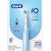 imageOralB iO Deep Clean Rechargeable Electric Powered Toothbrush Icy Blue with iO Series 3 Limited 2 Brush Heads and Travel Case  Pressure Sensor to Protect Gums  3 Cleaning Settings  2 Minute TimerIcy Blue
