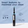 imageOralB iO Deep Clean Rechargeable Electric Powered Toothbrush Icy Blue with iO Series 3 Limited 2 Brush Heads and Travel Case  Pressure Sensor to Protect Gums  3 Cleaning Settings  2 Minute TimerIcy Blue