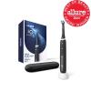 imageOralB iO Series 5 Rechargeable Electric Toothbrush with Visible Pressure Sensor to Protect Gums 2 Minute Timer 5 Cleaning Settings 1 Replacement Toothbrush Heads and Travel Case Black