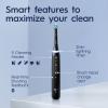 imageOralB iO Series 5 Ultimate White Rechargeable Electric Toothbrush with Visible Pressure Sensor 2 Minute Timer 5 Cleaning Settings 1 Replacement Toothbrush Heads and Travel Case WhiteWhite