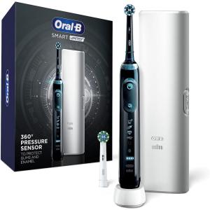imageOralB Pro Smart Limited Power Rechargeable Electric Toothbrush with 2 Brush Heads and Travel Case WhiteBlack