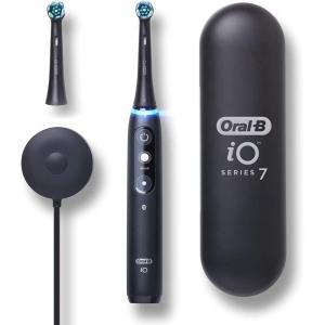 imageOralB iO Series 7 Electric Toothbrush with 2 Replacement Brush Heads Black OnyxBlackonyx