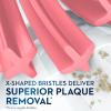 imageOralB 3D White Brilliance toothbrushes 2 Count Toothbrush Medium Tough on Plaque Gentle on Gums whitening Tooth Brush