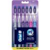 imageOralB 3D White Deep Stain Remover toothbrushes 6 Count Toothbrush Soft Removes 90 of Surface Stains whitens Teeth deep Reach removes Plaque and Stains Tooth BrushMulticolor