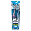 imageOralB Pro Health CrossAction Plaque Removal toothbrushes 2 Count Toothbrush Medium Deep Reach in Tight Spaces Tongue Scraper Tooth Brush Plaque Fighter Gentle on Teeth Gum stimulatorsSoft