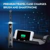 imageOralB Genius 8000 Electric Toothbrush with Bluetooth Connectivity Rose GoldBlack