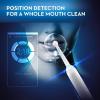 imageOralB Genius 8000 Electric Toothbrush with Bluetooth Connectivity Rose GoldOrchid Purple