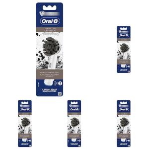 imageOralB Charcoal Electric Toothbrush Replacement Brush Heads Refill 3 Count3 Count Pack of 5