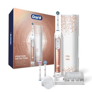 imageOralB Genius 8000 Electric Toothbrush with Bluetooth Connectivity Rose GoldRose Gold