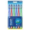 imageOralB Healthy Clean Toothbrushes Medium Bristles 6 Count Assorted Colors