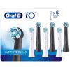 imageOralB iO Series Ultimate Clean Electric Toothbrush Replacement Brush Heads for an OralB Electric Toothbrush 4 Count WhiteWhite  Black