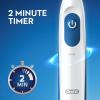 imageOralB Pro 100 Precision Clean Battery Powered Electric Toothbrush Blue and White1 Count Pack of 1