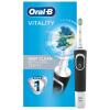 imageOralB Vitality FlossAction Electric Toothbrush with Replacement Brush Head PinkBlack