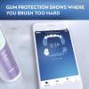 imageOralB GENIUS X Electric Toothbrush with 3 OralB Replacement Brush Heads and Toothbrush Case White Packaging May VaryOrchid Purple