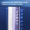 imageOralB GENIUS X Electric Toothbrush with 3 OralB Replacement Brush Heads and Toothbrush Case White Packaging May VaryOrchid Purple