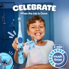 image:imageOralB iO Kids Limited Rechargeable Electric Powered Toothbrush Stitch  Automatic Pressure Sensor  3 Cleaning Settings  Music Timer  28 Day Battery Life  Travel Case