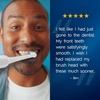 image:imageOralB Electric Toothbrush Replacement Brush Heads CrossAction White 1 Count  1 Sensitive White