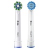 image:imageOralB Electric Toothbrush Replacement Brush Heads CrossAction White 1 Count  1 Sensitive White