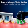 image:imageOralB Electric Toothbrush Replacement Brush Heads CrossAction White 1 Count  1 Sensitive White