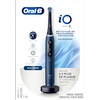 image:imageOralB Rechargeable Electric Toothbrush iO7 Limited Deep Clean  Protect 5 Cleaning Modes Interactive Display Visible Pressure Sensor 2 Brush Heads Charging Travel Case Sapphire Blue