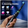 image:imageOralB Rechargeable Electric Toothbrush iO7 Limited Deep Clean  Protect 5 Cleaning Modes Interactive Display Visible Pressure Sensor 2 Brush Heads Charging Travel Case Sapphire Blue