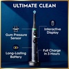 image:imageOralB Rechargeable Electric Toothbrush iO9 Limited Ultimate Clean 7 Cleaning Modes Interactive Display iSense Charger Charging Travel Case Visible Pressure Sensor 3 Brush Heads Rose QuartzBlack