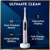 image:imageOralB Rechargeable Electric Toothbrush iO9 Limited Ultimate Clean 7 Cleaning Modes Interactive Display iSense Charger Charging Travel Case Visible Pressure Sensor 3 Brush Heads Rose QuartzRose Quartz