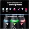 image:imageOralB Rechargeable Electric Toothbrush iO9 Limited Ultimate Clean 7 Cleaning Modes Interactive Display iSense Charger Charging Travel Case Visible Pressure Sensor 3 Brush Heads Rose QuartzRose Quartz