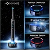 image:imageOralB Rechargeable Electric Toothbrush iO9 Limited Ultimate Clean 7 Cleaning Modes Interactive Display iSense Charger Charging Travel Case Visible Pressure Sensor 3 Brush Heads Rose QuartzBlack