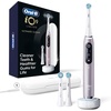 image:imageOralB Rechargeable Electric Toothbrush iO9 Limited Ultimate Clean 7 Cleaning Modes Interactive Display iSense Charger Charging Travel Case Visible Pressure Sensor 3 Brush Heads Rose QuartzRose Quartz